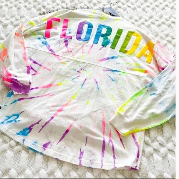 NWT Disney Tie Dye Florida Spirit Jersey - Picture 5 of 6